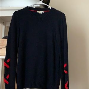 Navy and red Boden sweater